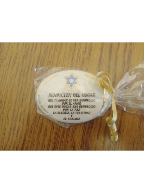 With blessing of the home in Spanish, 7x4 cm,