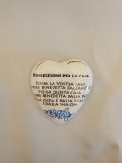 With home blessing, Italian:, 7x4 cm