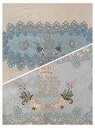 Csipkés, ovális, többféle 87x39 cm