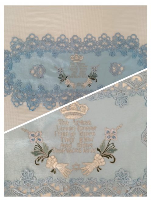 Csipkés, ovális, többféle 87x39 cm
