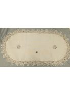 Oval and rectangular with lace, 60x120 cm