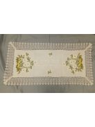 Rectangular with lace, 86x41 cm