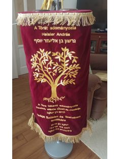 Tóratekercs takaró, rendelésre készített