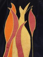 Parochet/ Tóraszekrény- függöny