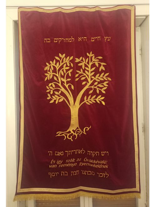 Parochet/ Tóraszekrény- függöny